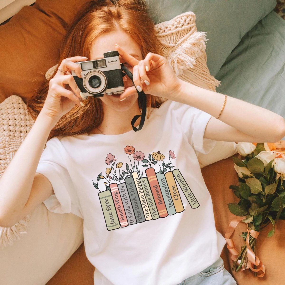 Custom Bookshelf Tee