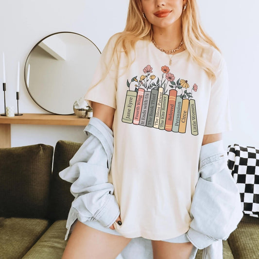 Custom Bookshelf Tee