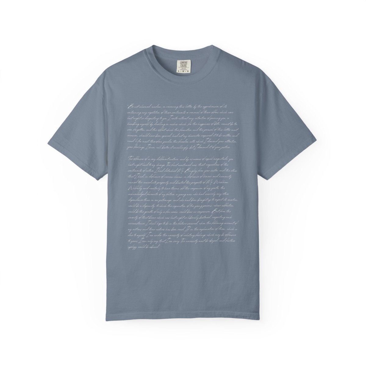 Darcy's Letter to Elizabeth Shirt