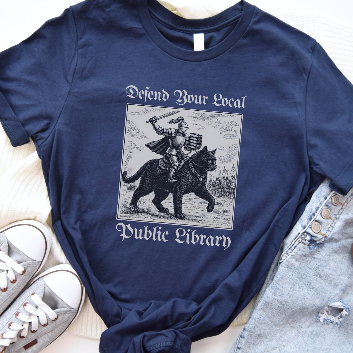 Defend Your Local Public Library Tee