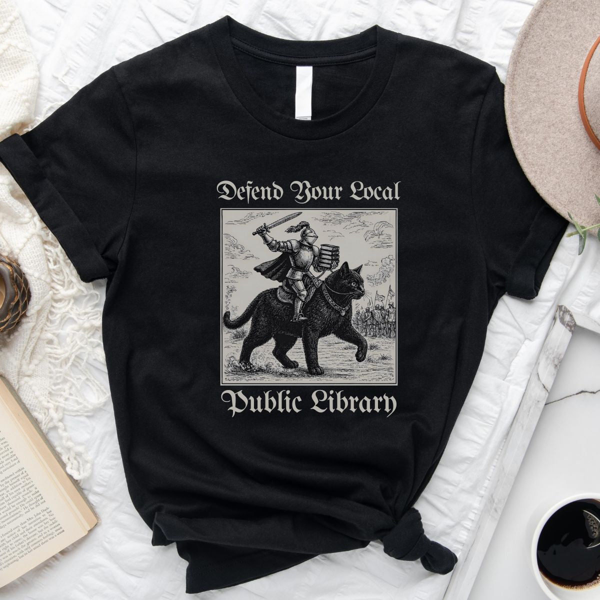 Defend Your Local Public Library Tee