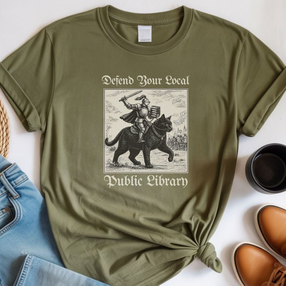 Defend Your Local Public Library Tee