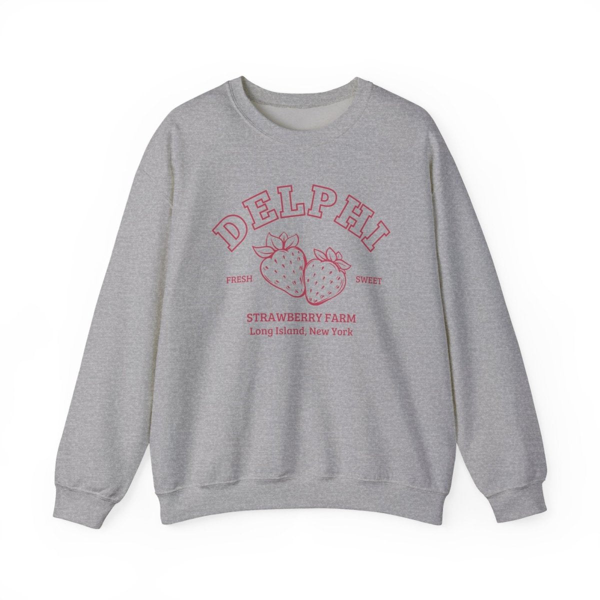 Delphi Strawberry Farm Sweatshirt | Fantasy Cotton Blend Crewneck