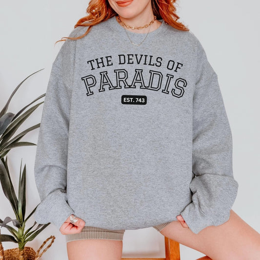 Devils of Paradis Sweatshirt | Cotton Blend Crewneck