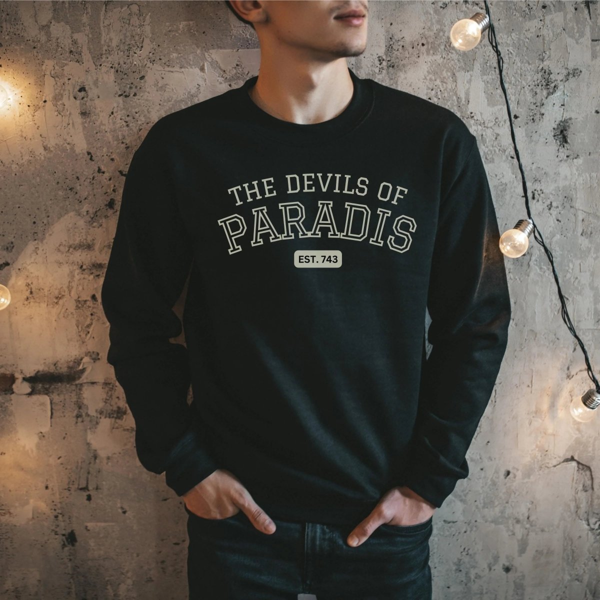 Devils of Paradis Sweatshirt | Cotton Blend Crewneck