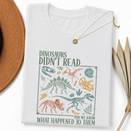 Dinosaur Reading Tee