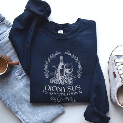 Dionysus Sweatshirt | Greek Myth Cotton Blend Crewneck