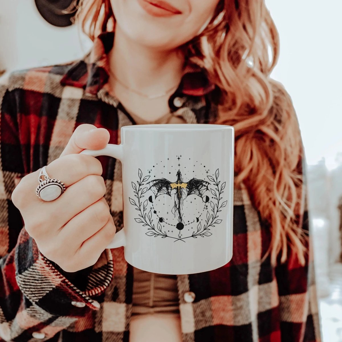 Dragon Rider Ceramic Mug | Romantasy Book Lover Gift