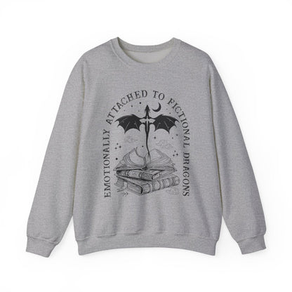 Dragon Rider Sweatshirt | Bookish Romantasy Cotton Blend Crewneck
