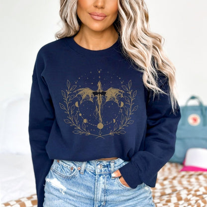 Dragon Rider Sweatshirt | Romantasy Cotton Blend Crewneck