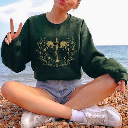 Dragon Rider Sweatshirt | Romantasy Cotton Blend Crewneck