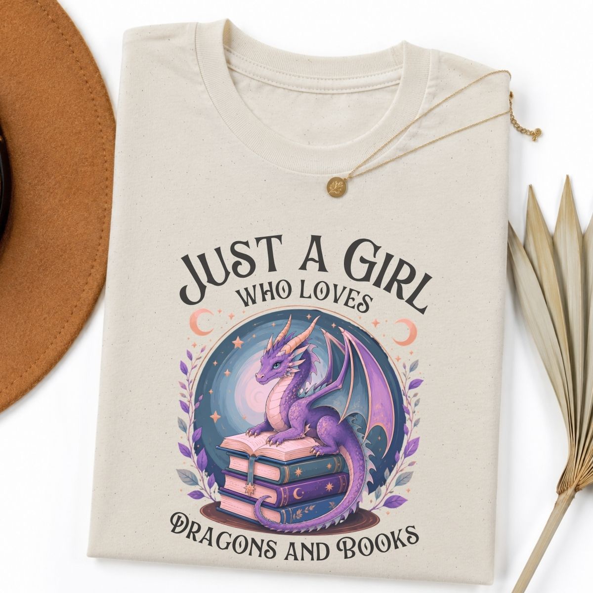 Dragons and Books Tee