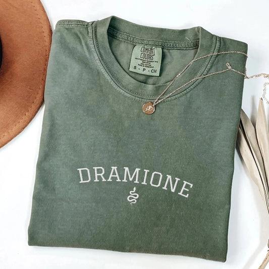 Dramione Fanfic Shirt | Comfort Colors® Embroidered Cotton Tee