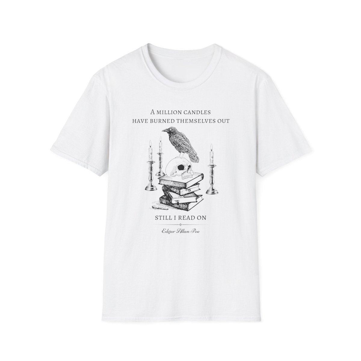 Edgar Allan Poe Dark Academia Shirt | Soft 100% Cotton Tee