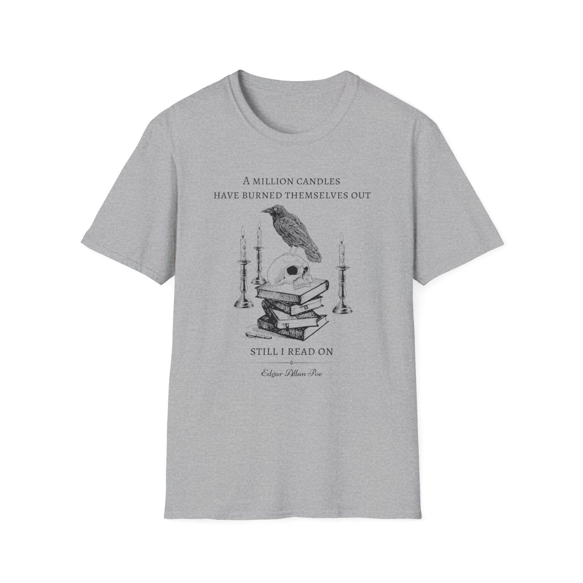 Edgar Allan Poe Dark Academia Shirt | Soft 100% Cotton Tee
