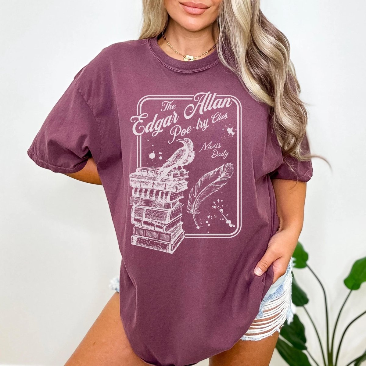 Edgar Allan Poe Poetry Club TShirt