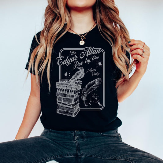 Edgar Allan Poe Poetry Club TShirt