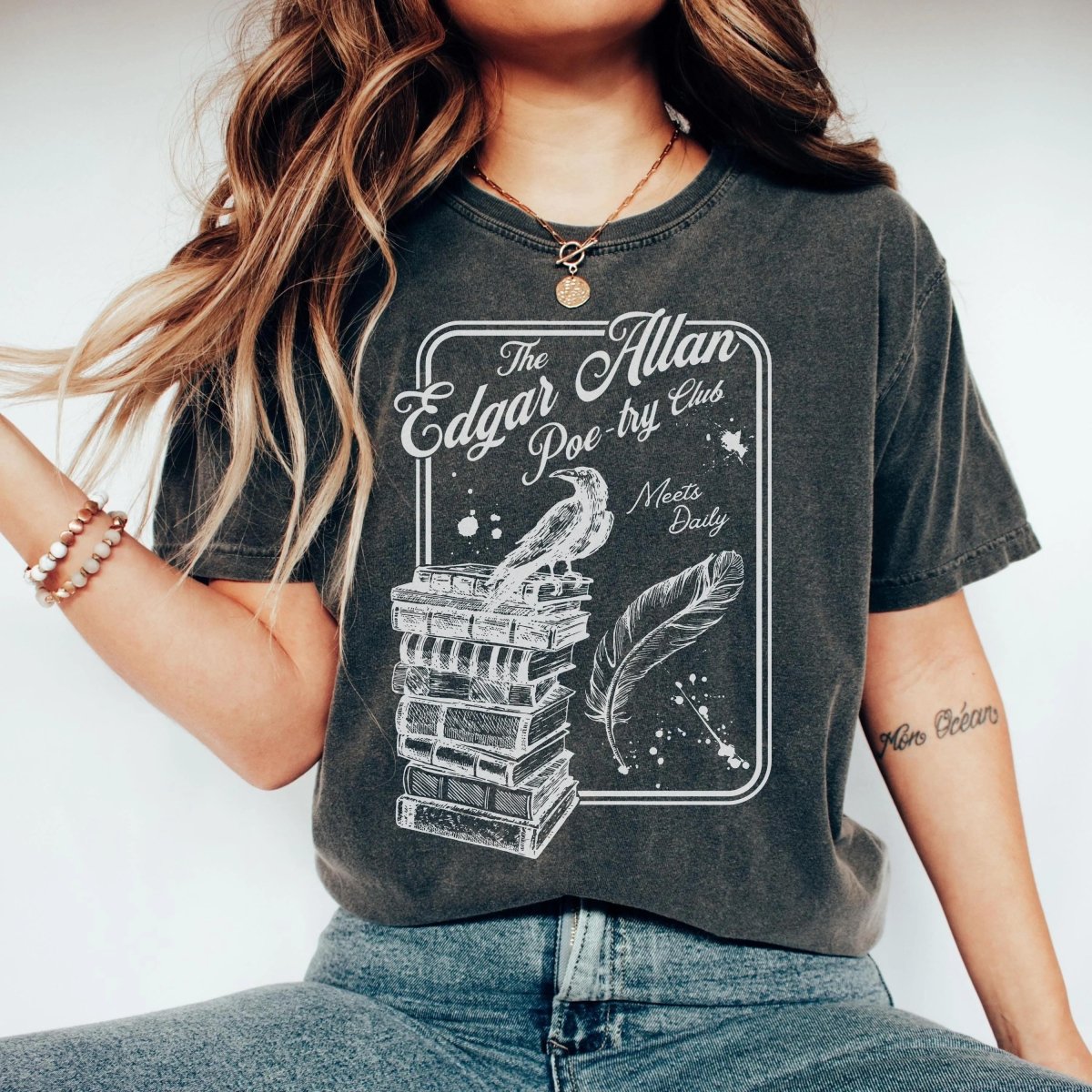 Edgar Allan Poe Poetry Club TShirt