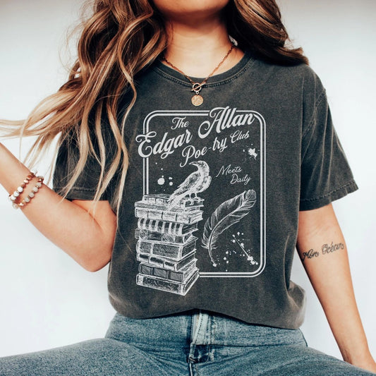 Edgar Allan Poe Poetry Club TShirt