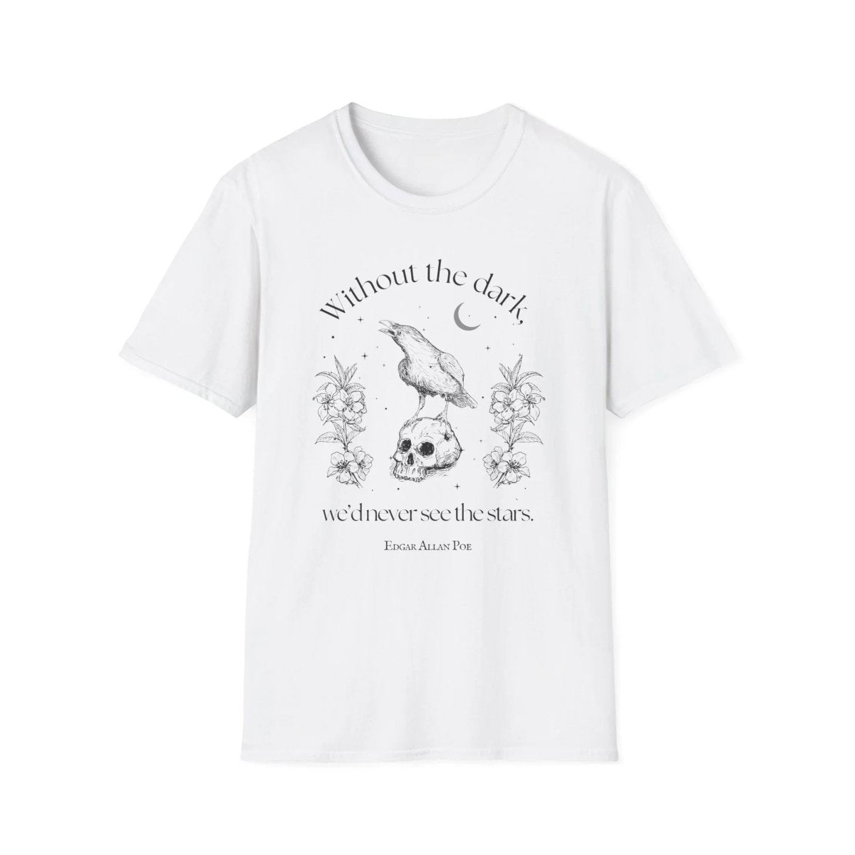 Edgar Allan Poe Shirt | Dark Academia Soft 100% Cotton Tee
