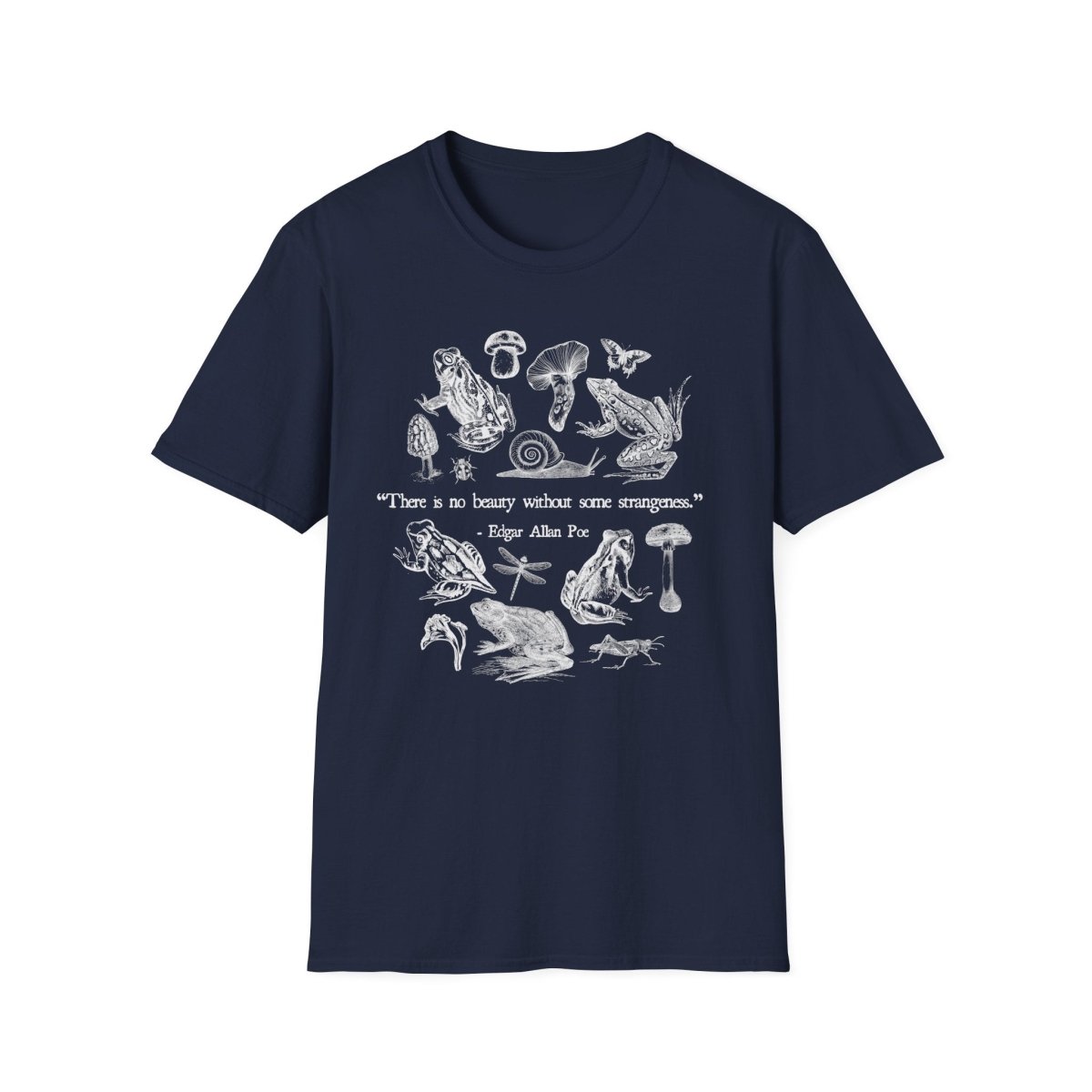 Edgar Allan Poe Shirt | Goblincore Soft 100% Cotton Tee