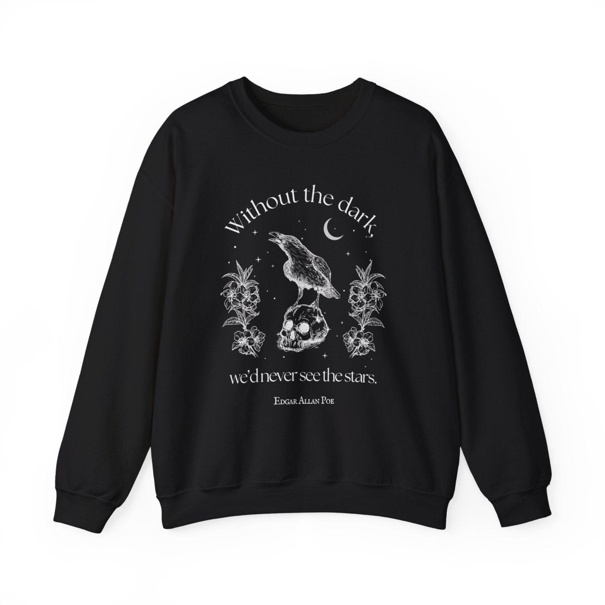 Edgar Allan Poe Sweatshirt | Dark Academia Cotton Blend Crewneck