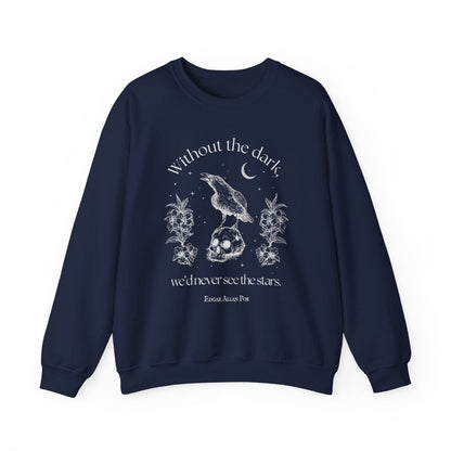 Edgar Allan Poe Sweatshirt | Dark Academia Cotton Blend Crewneck