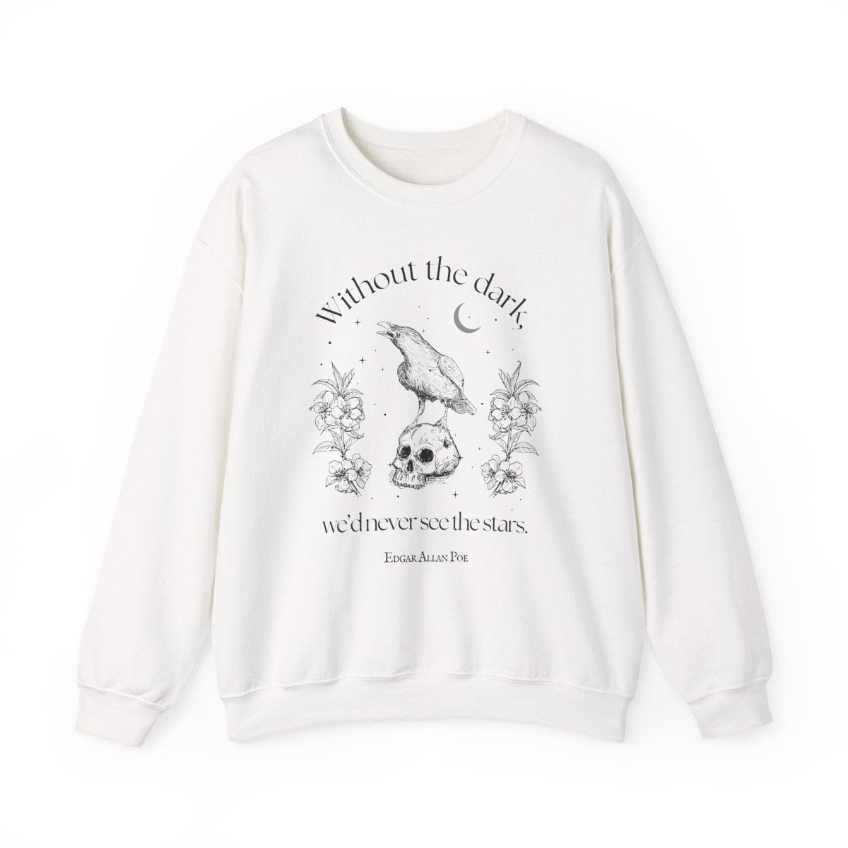 Edgar Allan Poe Sweatshirt | Dark Academia Cotton Blend Crewneck
