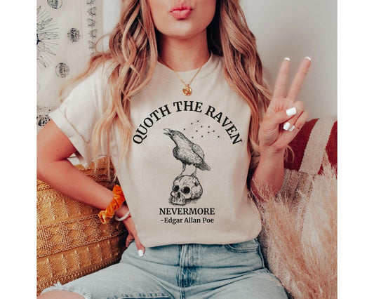 Edgar Allan Poe The Raven Tshirt