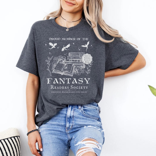Fantasy Book Club Shirt | Book Lover Soft 100% Cotton Tee