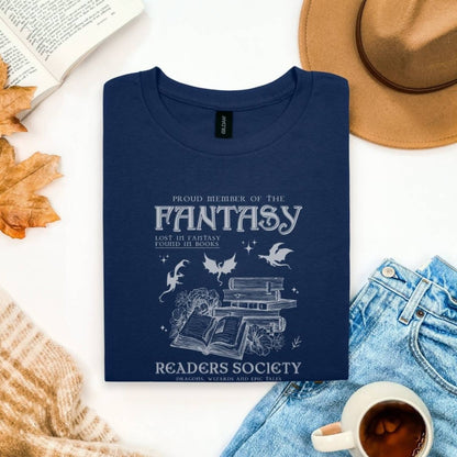 Fantasy Book Club Shirt | Book Lover Soft 100% Cotton Tee
