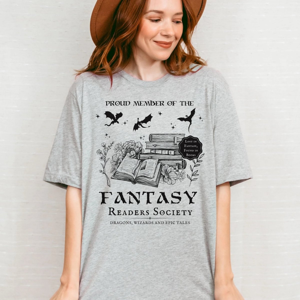 Fantasy Book Club Shirt | Book Lover Soft 100% Cotton Tee