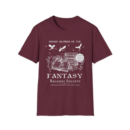 Fantasy Book Club Shirt | Book Lover Soft 100% Cotton Tee