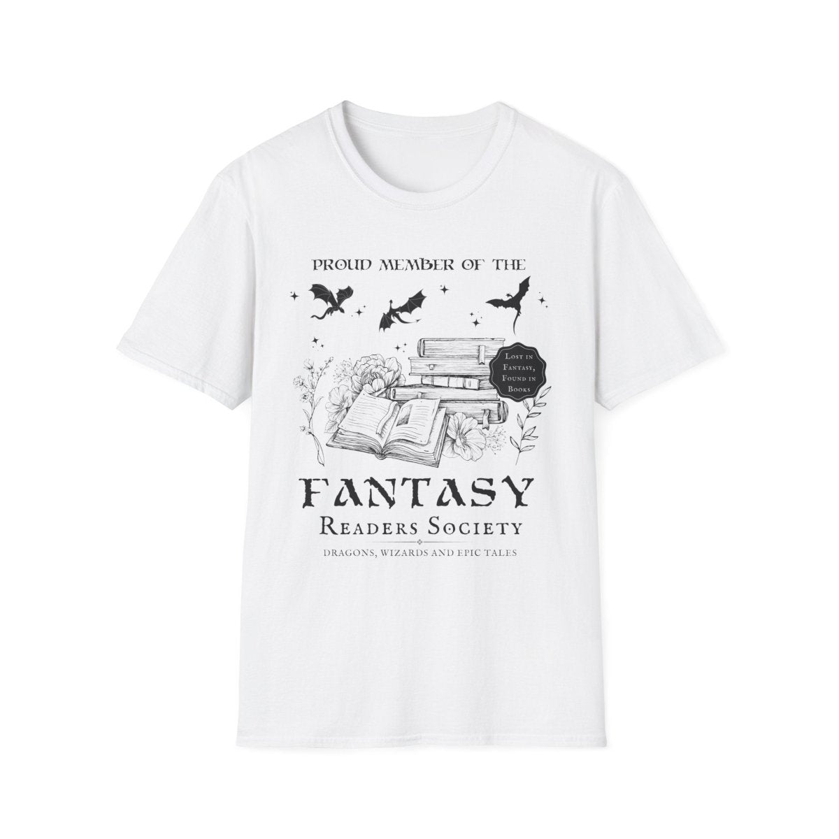 Fantasy Book Club Shirt | Book Lover Soft 100% Cotton Tee