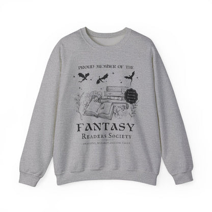 Fantasy Book Club Sweatshirt | Book Lover Cotton Blend Crewneck