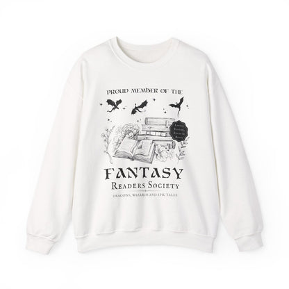 Fantasy Book Club Sweatshirt | Book Lover Cotton Blend Crewneck