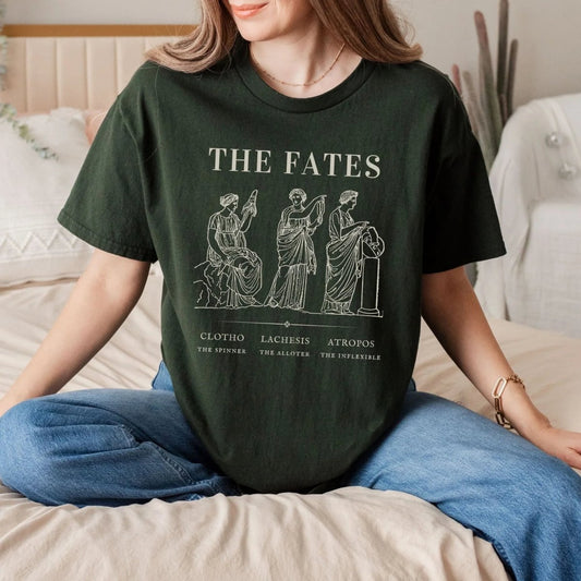 Fates Greek Myth Shirt | Dark Academia Soft 100% Cotton Tee