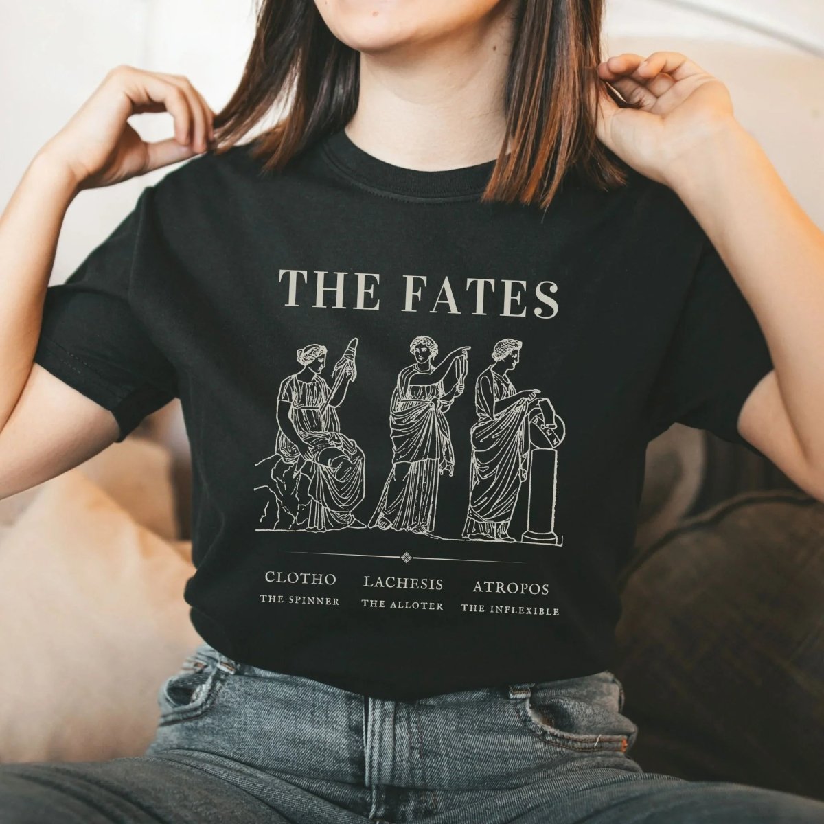 Fates Greek Myth Shirt | Dark Academia Soft 100% Cotton Tee