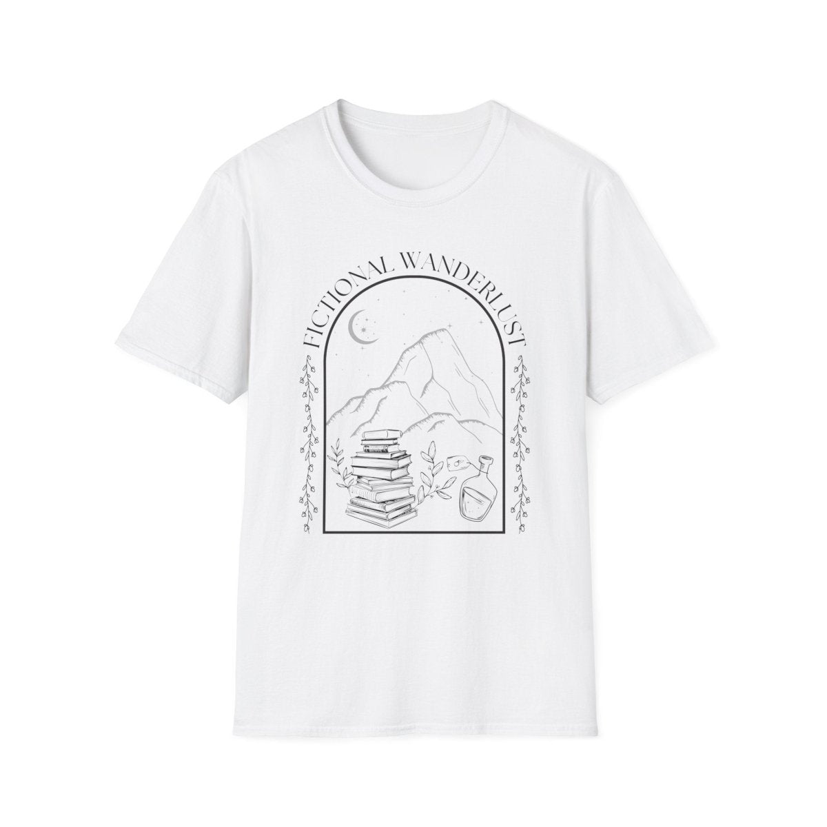 Fictional Wanderlust Bookish Tshirt