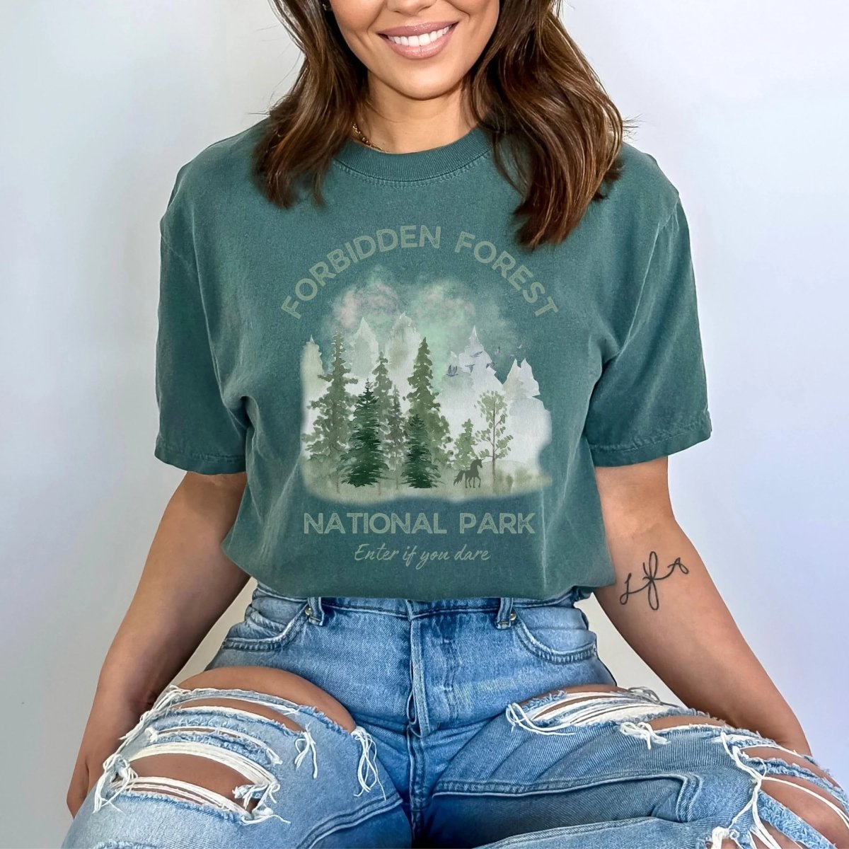 Forbidden Forest Shirt | Fantasy Comfort Colors® 100% Cotton Tee