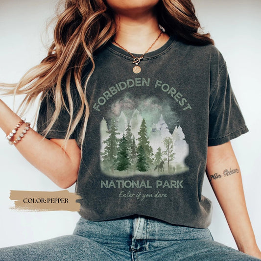 Forbidden Forest Shirt | Fantasy Comfort Colors® 100% Cotton Tee