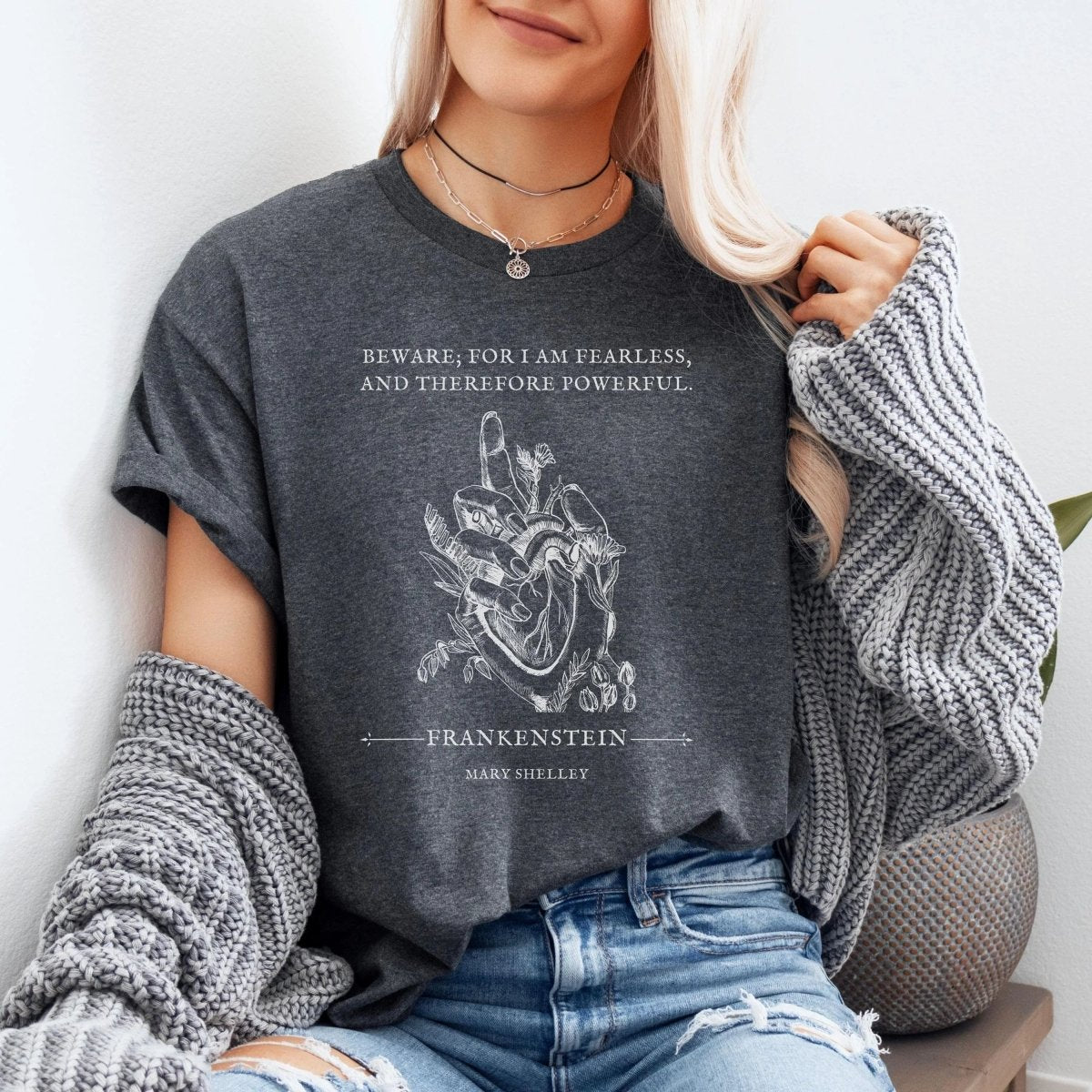 Frankenstein Shirt | Dark Academia Soft 100% Cotton Tee