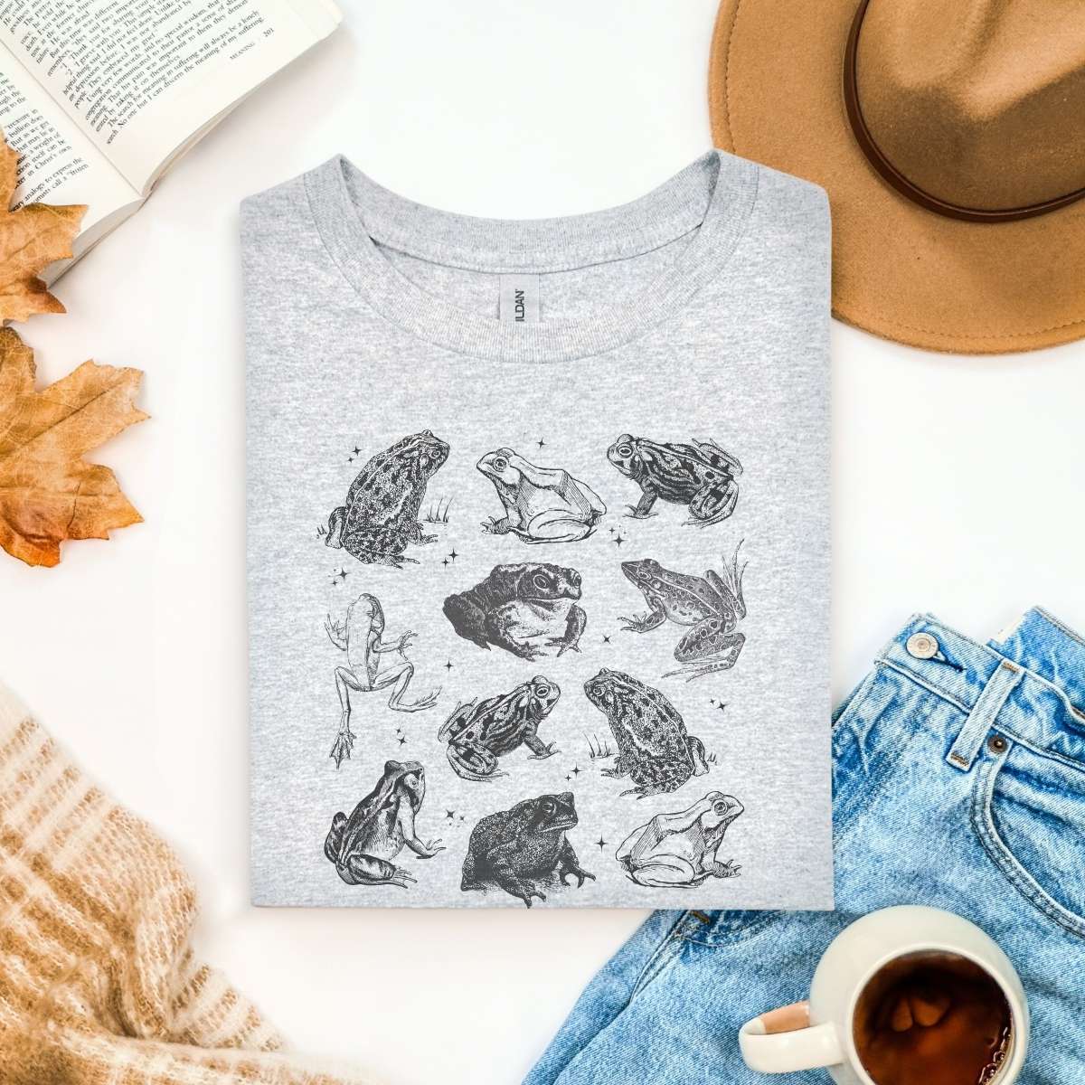 Frog Goblincore Shirt | Cottagecore Soft 100% Cotton Tee