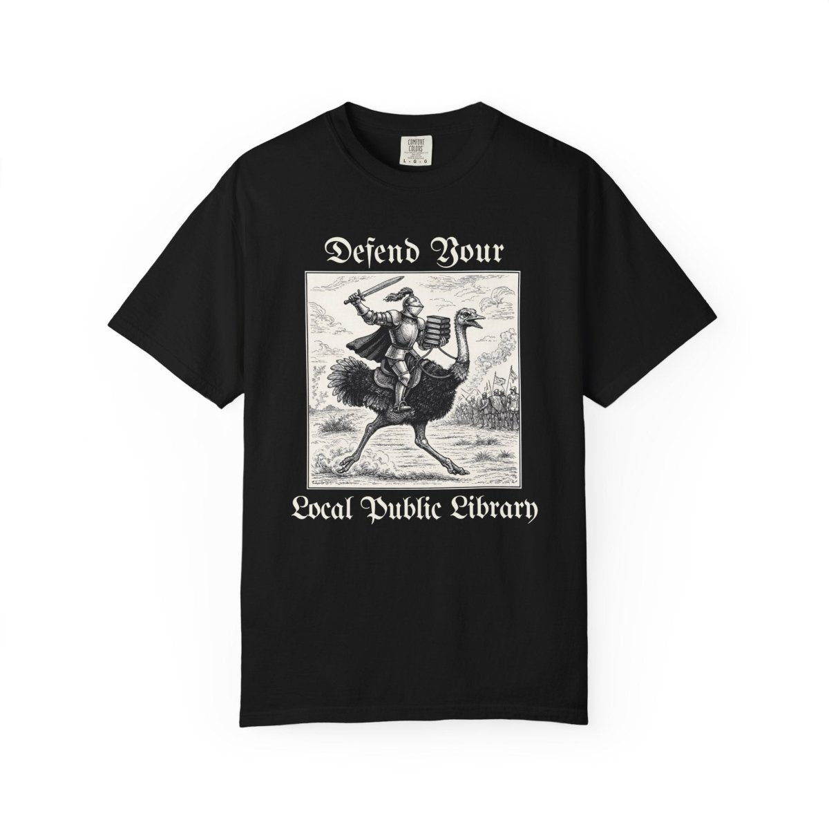 Funny Defend Your Library Tee