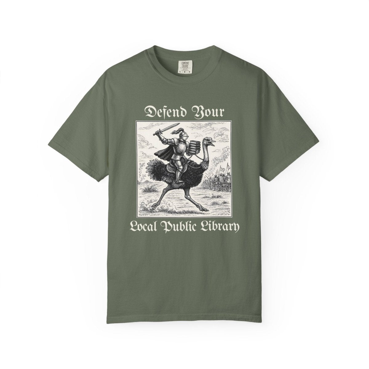 Funny Defend Your Library Tee