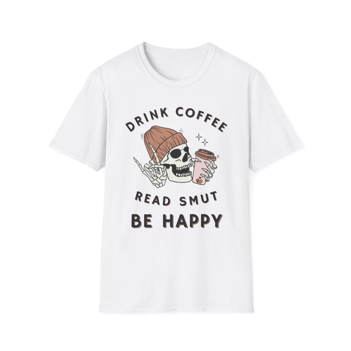 Funny Smut Coffee Shirt | Book Lover Soft 100% Cotton Tee