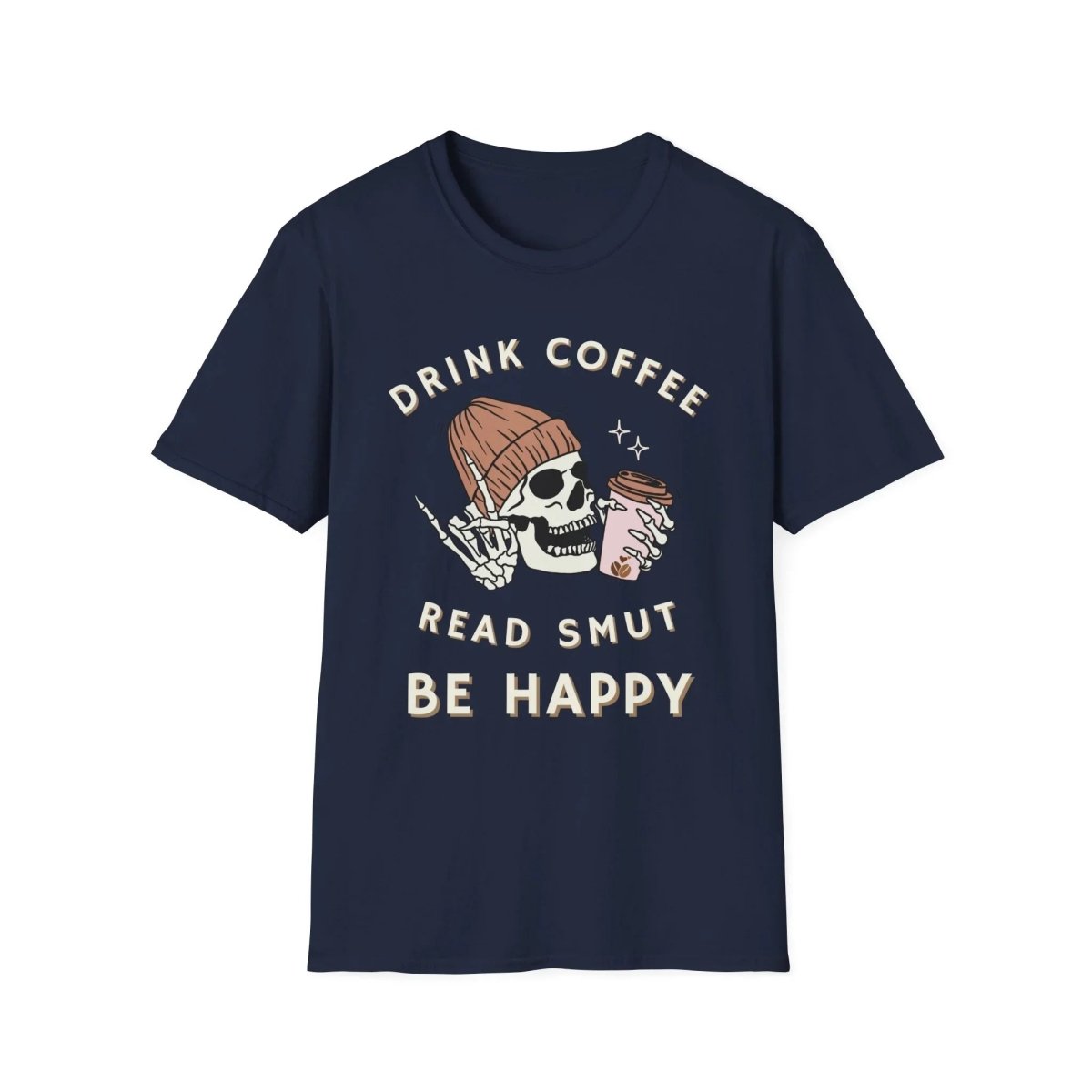 Funny Smut Coffee Shirt | Book Lover Soft 100% Cotton Tee