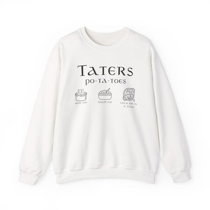 Funny Taters Sweatshirt | Fantasy Cotton Blend Crewneck