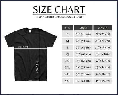 gildan 64000 size
