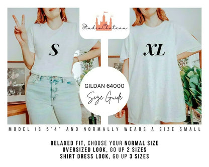 gildan 64000 size guide 2
